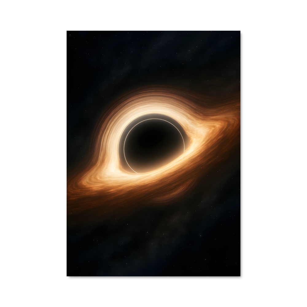 Poster Éblouissant disque d'accrétion